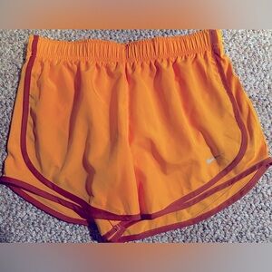 Nike Size Medium Orange Running Shorts